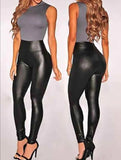 LEGGIN EFECTO CUERINA CON CARNERITO POR DENTRO